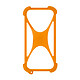 Avizar Coque Smartphone jusqu'à 6.7 pouces Universelle Silicone Gel Extensible orange Coque Antichoc universelle spécialement conçue pour votre smartphone allant jusqu'à 6,7 pouces.