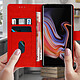 Avis Avizar Housse pour Samsung Galaxy Note 9 Clapet Portefeuille Fonction Support Vidéo  rouge