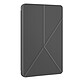 Avizar Étui pour Samsung Galaxy Tab S9 Plus Clapet Origami Support Différents Angles  Gris Une housse en éco-cuir gris foncé pour protéger intégralement votre Samsung Tab S9 Plus