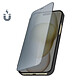 Avizar Étui Clear View pour iPhone 15 Plus Clapet Miroir Fonction Support  Noir pas cher