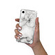 Avis Evetane Coque iPhone Xr anti-choc souple angles renforcés transparente Motif Marbre blanc