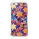 LaCoqueFrançaise Coque iPhone 6/6S anti-choc souple angles renforcés transparente Motif Fleurs violettes et oranges