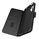 Avizar Housse pour Xiaomi Poco F4 GT Clapet Portefeuille Fonction Support Vidéo  noir Étui de la série Chesterfield spécialement conçu pour Xiaomi Poco F4 GT
