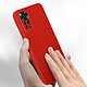 Acheter Avizar Coque Xiaomi Redmi Note 11 et 11s Silicone Semi-rigide Soft-touch Fine rouge