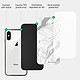 Acheter LaCoqueFrançaise Coque iPhone X/Xs Coque Soft Touch Glossy Marbre gris Design