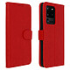 Avizar Étui Samsung Galaxy S20 Ultra Housse Intégrale Porte-carte Support Vidéo rouge - Housse portefeuille spécialement conçue pour le Samsung Galaxy S20 Ultra