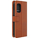 Avizar Housse pour Nokia XR21 Portefeuille Clapet Support Vidéo  Marron Étui folio en simili cuir marron de la série Sleek Cover, conçu pour votre Nokia XR21