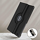 Acheter Avizar Housse Samsung Tab A7 Lite Clapet Support Rotatif 360° Portait / Paysage Noir