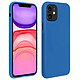 Avizar Coque iPhone 11 Silicone Semi-rigide Mat Finition Soft Touch Bleu foncé - Coque de protection spécialement conçue pour Apple iPhone 11