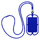 Avizar Coque Cordon Universelle pour Smartphone avec Porte-carte  Bleu Nuit Coque universelle pour téléphone universelle série NeckPouch, très pratique au quotidien