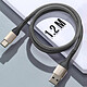 Avis LinQ Câble USB vers USB C 3A Synchronisation Longueur 1,2m Noir
