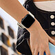 Avizar Bracelet pour Apple Watch 41mm et 40mm et 38 mm Silicone Souple et Doux  Beige pas cher