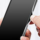 Acheter Avizar Coque pour Samsung Galaxy A54 5G Silicone Gel Souple avec Verre Trempé Dureté 9H contour noir