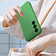 Avizar Coque pour Samsung Galaxy S23 Silicone Semi-rigide Finition Soft-touch  Vert pas cher