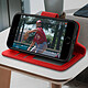 Acheter Avizar Housse iPhone 7 Plus / 8 Plus Cuir Porte-carte Fonction Support Premium rouge