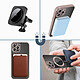 Acheter Avizar Coque MagSafe pour iPhone 12 Pro Silicone Protection Caméra  Contour Chromé Rose Gold