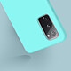 Avizar Coque Galaxy S20 FE Semi-rigide Soft Touch Compatible QI Turquoise pas cher