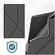 Avizar Étui pour Samsung Galaxy Tab S9 Clapet Origami Support Différents Angles  Gris pas cher