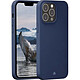 DBRAMANTE1928 Coque pour iPhone 14 Pro Max Costa Rica - Certifié GRS Bleu - Ecologique sans compromis sur le design : protégez votre téléphone et la planète en même temps avec cet étui de protection antichoc recyclé, à la mode et au toucher confo