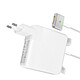 Avizar Chargeur Macbook Magsafe 2 Magnétique Charge Rapide 65W Indicateur LED Blanc Chargeur secteur Blanc