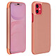 Avizar Étui iPhone 11 Rigide Clapet translucide Miroir Support Vidéo Rose champagne Protection intégrale spécialement conçue pour Apple iPhone 11