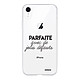 Evetane Coque iPhone Xr silicone transparente Motif Parfaite Avec De Jolis Défauts ultra resistant Coque iPhone Xr silicone transparente Parfaite Avec De Jolis Défauts ultra resistant Protection housse Motif Ecriture Tendance