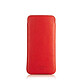 Knomo pour iPhone 6 Plus Slim Sleeve Rouge Housse en cuir pour iPhone 6 Plus