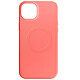 Avizar Coque Magsafe pour iPhone 15 Plus Silicone Souple Soft touch  rose corail - Coque de protection série Fast Mag Cover, conçue pour Apple iPhone 15 Plus