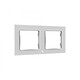 Shelly - Cadre mural Shelly Wall Frame Double W Blanc —Shelly Shelly - Cadre mural Shelly Wall Frame Double W Blanc —Shelly