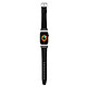 Karl Lagerfeld Bracelet pour Apple Watch 42/44/45mm en PU Monogram Noir - Spécialement conçu pour s'adapter solidement à votre montre