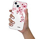 Evetane Coque iPhone 13 Mini silicone transparente Motif Cerisier ultra resistant pas cher