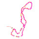 Avizar Bijou de Téléphone Bracelet à Perle Marbre 80cm Collection Marble Rose - Bijou de téléphone à perles, Collection Charm, pour transporter facilement et avec style votre smartphone