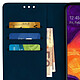 Avizar Housse Galaxy A50 Étui Porte-cartes Fonction Stand Coque Sixties Bleu nuit pas cher