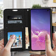 Avis Avizar Housse Samsung S10e Étui Folio Portefeuille Fonction Support Vidéo - noir