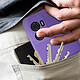 Avizar Coque pour Oppo A77 et A57 Silicone Semi-rigide Finition Soft-touch Fine  Violet pas cher