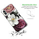 Avis LaCoqueFrançaise Coque iPhone X/Xs anti-choc souple angles renforcés transparente Motif Fleurs roses