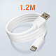 LinQ Chargeur Secteur USB 1A avec Câble USB vers Lightning Longueur 1.2m Blanc pas cher