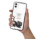 Evetane Coque iPhone 12 Mini Coque Soft Touch Glossy Chuis pas du matin Design pas cher