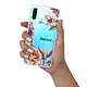LaCoqueFrançaise Coque Huawei P30 Lite/ P30 Lite XL 360 intégrale transparente Motif Amour en fleurs Tendance pas cher