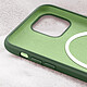 Avis Avizar Coque Magsafe pour iPhone 15 Plus Silicone Souple Soft touch  Vert foncé