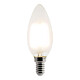 elexity - Ampoule Déco filament LED dépoli Flamme 4W E14 400lm 2700K (blanc chaud) elexity - Ampoule Déco filament LED dépoli Flamme 4W E14 400lm 2700K (blanc chaud)