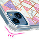 Acheter Avizar Coque Marbre iPhone 13 Mini Hybride avec Coins Renforcés blanc, rose et violet