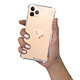 LaCoqueFrançaise Coque iPhone 11 Pro Max anti-choc souple angles renforcés transparente Motif Coeur Blanc Amour pas cher