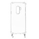 Avizar Coque Galaxy S9 Plus Anneau personnalisable avec bijou/Chaîne - Transparent Coque transparente conçu sur mesure pour Samsung Galaxy S9 Plus