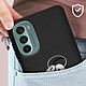 Avis Avizar Coque pour Motorola Moto G62 5G Silicone Soft Touch Finition Mate Anti-trace  noir