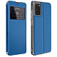 Avizar Housse pour Samsung Galaxy S20 avec Fenêtre Porte-carte Fonction Support Vidéo Bleu Etui folio Bleu en Eco-cuir, Galaxy S20