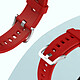 Avizar Bracelet pour Huawei Watch Fit 2 Silicone Résistant Sangle à Trous  rouge pas cher