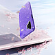 Avizar Coque pour Samsung Galaxy A13 4G Paillette Feuille Amovible Silicone Semi-rigide  violet pas cher