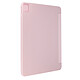 Avizar Étui pour iPad Pro 11 2024 Clapet Pliable Support Multipostions Rose Poudré Protection complète contre les chutes, impacts et rayures du quotidien