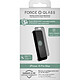 Force Glass Protection d'écran pour iPhone 15 Pro Max en Verre Organique 2.5D Privé Noir transparent pas cher